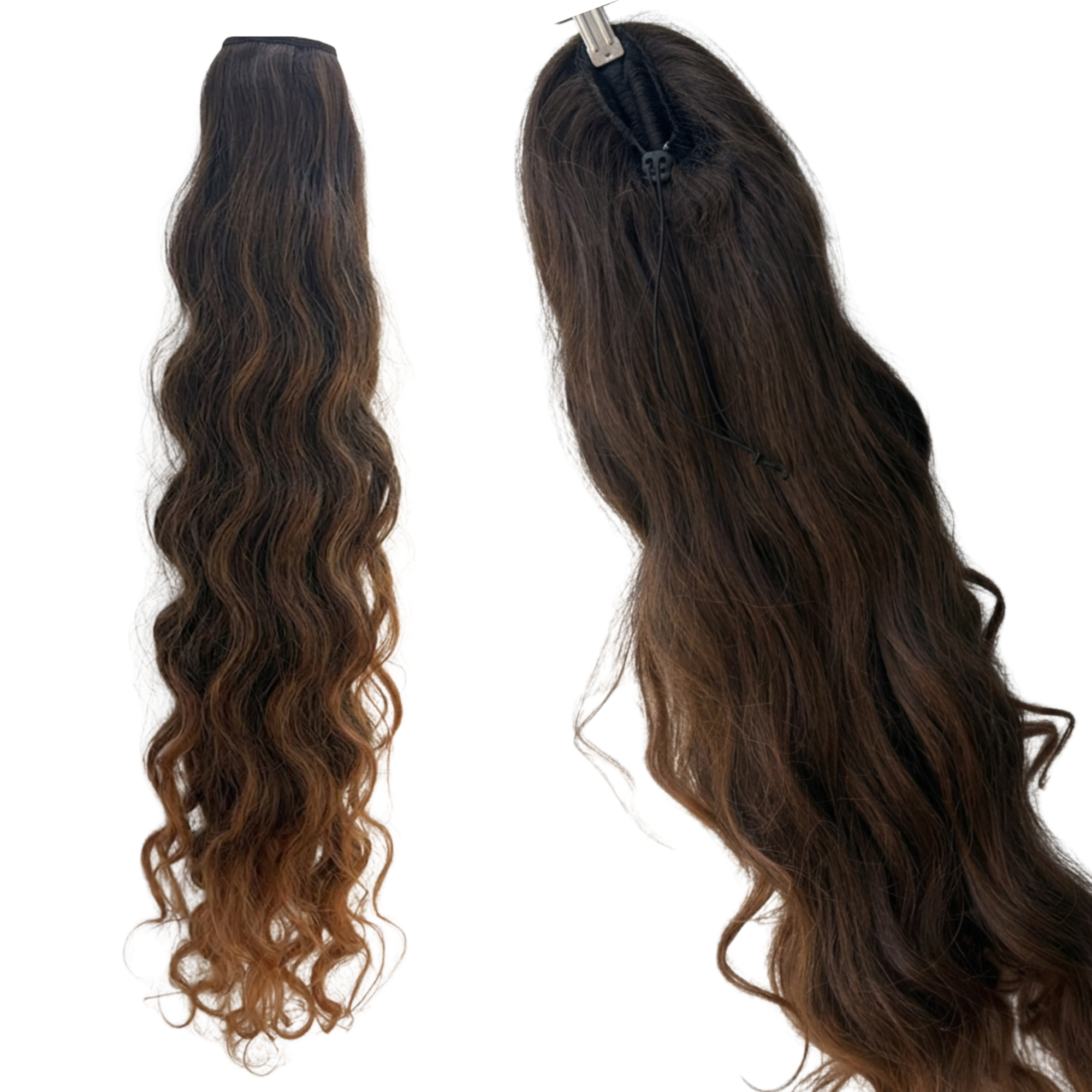 Hollywood Curl Châtain Caramel 71 cm