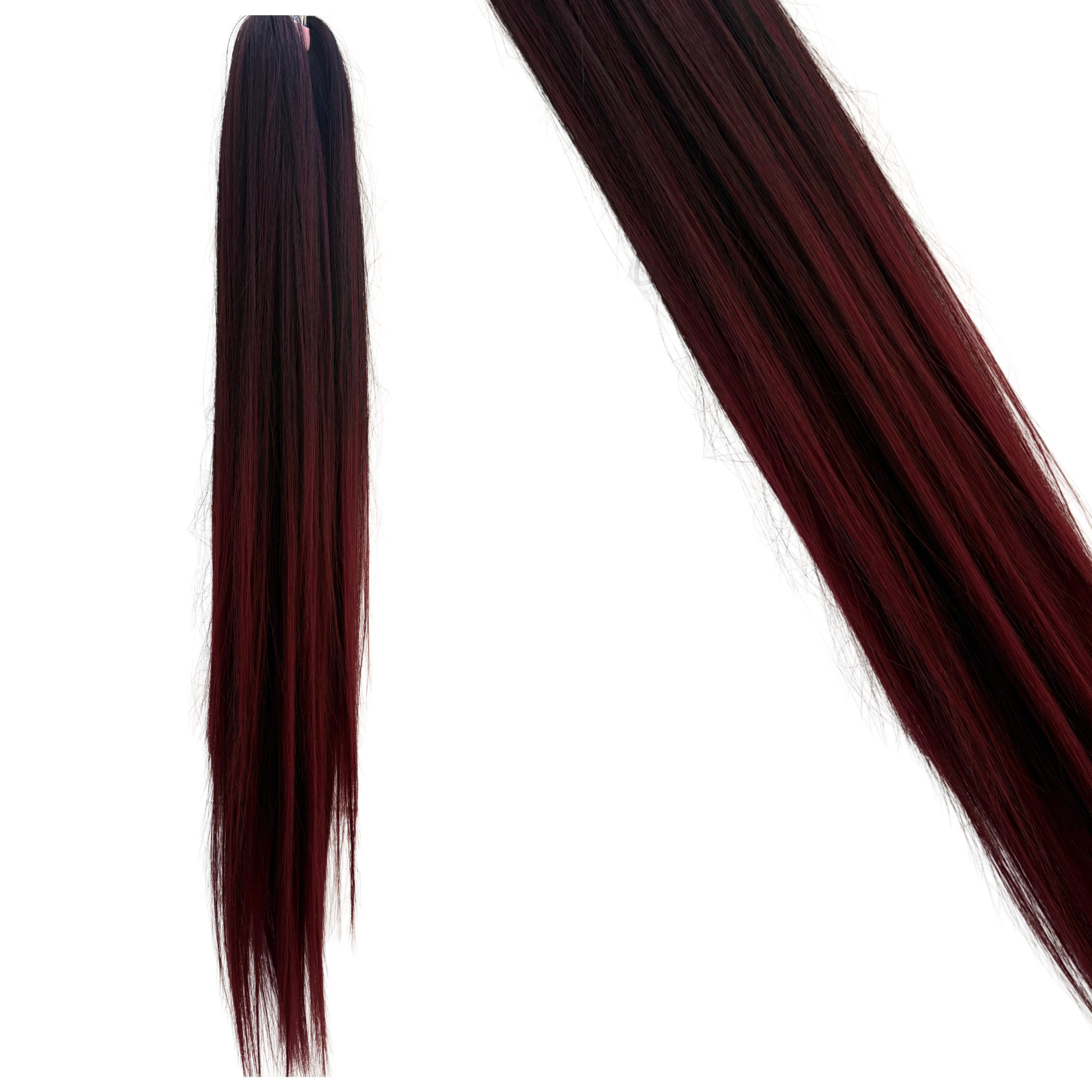 Lisse Ombré Burgundy 70 cm