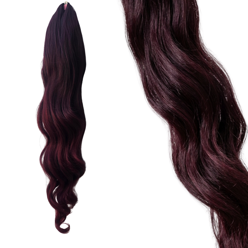 Loose Curl Ombré Burgundy 71 cm